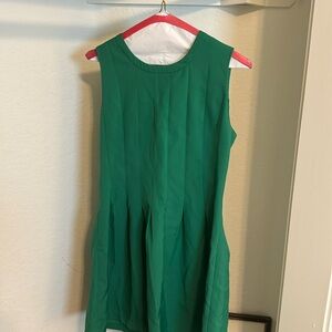 Green mini/ midi dress